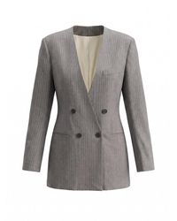 Alberta Ferretti - Double-Breasted Blazer - Lyst