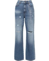 Twin Set - `Actitude` Seasonal Fit Jeans - Lyst