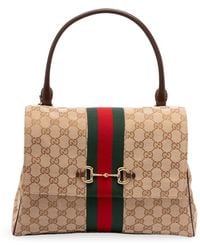Gucci - Horsebit Web' Handbag - Lyst