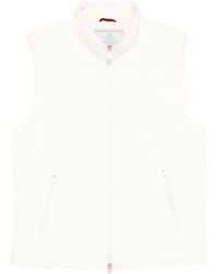 Brunello Cucinelli - Sleeveless Jacket - Lyst
