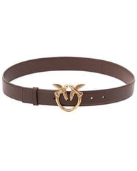Pinko - 'Love Birds' Leather Belt - Lyst