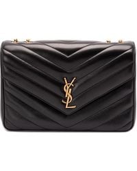 Saint Laurent - 'Loulou' Large Messenger Bag - Lyst