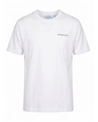 Off-White c/o Virgil Abloh - Off 'Logo Quote' Regular T-Shirt - Lyst