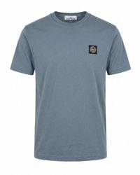 Stone Island - Cotton Jersey Garment Dyed T-Shirt - Lyst
