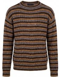 Prada - Striped Sweater - Lyst