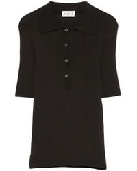 P.A.R.O.S.H. - Buttoned Knitted Polo Shirt - Lyst