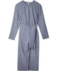 Patrizia Pepe - Wrap Midi Dress - Lyst