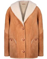 Blazé Milano - Blazé Milano 'Tatoosh Shearling' Coat - Lyst