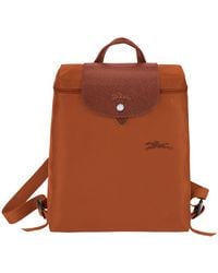 Longchamp - Le Pliage Green Backpack - Lyst