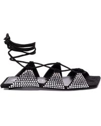 The Attico - `Reneè` Flat Sandals - Lyst