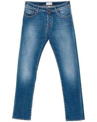 Jacob Cohen - Faded Straight-Leg Jeans - Lyst