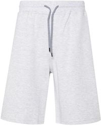 Brunello Cucinelli - Cotton Blend Bermuda Shorts - Lyst