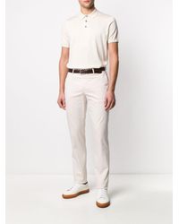 Brunello Cucinelli - Pantaloni Chino slim bianchi - Lyst