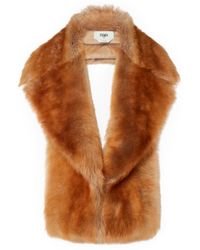 Fendi - Shearling Scarf - Lyst