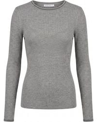 Patrizia Pepe - Round Neck Sweater - Lyst