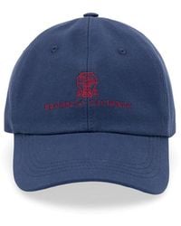 Brunello Cucinelli - Baseball Cap With Embroidery - Lyst