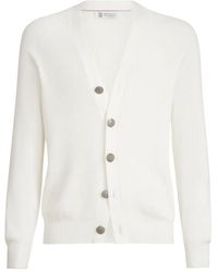 Brunello Cucinelli - Cotton Cardigan - Lyst
