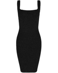 Hunza G - Square-Neck Midi Dress - Lyst
