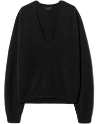 Nili Lotan - 'Feron' V Neck Sweater - Lyst