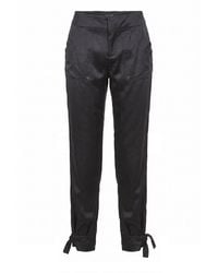 Gucci - Satin Bow Detail Pants - Lyst