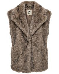 Aniye By - Raya Vest Faux Fur - Lyst
