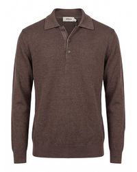 Altea - Long Sleeve Polo-Neck Sweater - Lyst