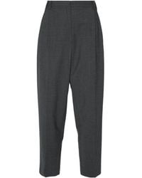 Brunello Cucinelli - Slouchy Tapered Trousers - Lyst