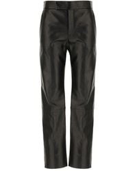 Alberta Ferretti - Leather Pants - Lyst
