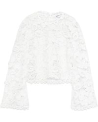 Self-Portrait - Crochet Lace Top - Lyst