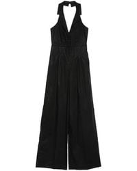 Twinset - Short Sleeve Jumpsuit With Belt - Lyst
