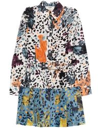 Fendi - 'Falena' Print Dress - Lyst