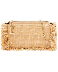 ポーチ Fendi Baguette Pouch Paglia Ff Vit. FENDI Fendi Women Baguette Pouch Paglia Ff/Vit. | luosophy