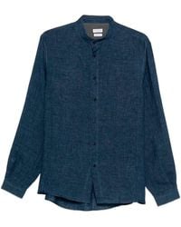 Brunello Cucinelli - Mandarin Collar Shirt - Lyst