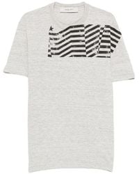 Golden Goose - Printed Cotton T-Shirt - Lyst