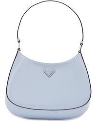 Prada Cleo Brushed Leather Shoulder Bag With Flap – RELUXE1ST