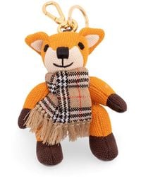 Burberry - Fox Scarf Charm - Lyst