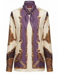 Gucci - 'Golden Equestrian' Shirt - Lyst