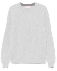Brunello Cucinelli - Ribbed-Knit Jumper - Lyst