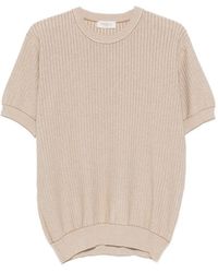 Piacenza 1733 - Short Sleeve Crew-Neck Sweater - Lyst