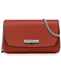 Longchamp - `Roseau Box` Small Clutch Bag - Lyst