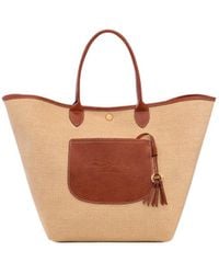 Longchamp - 'Le Panier Pliage' Large Basket - Lyst