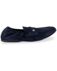 Dolce & Gabbana - Dolce & Gabbana Elastic-Back Loafers - Lyst
