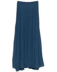 Patrizia Pepe - Pleated Maxi Skirt - Lyst