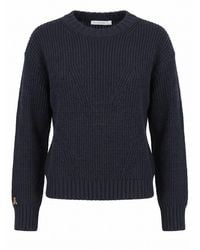 Patrizia Pepe - Round Neck Sweater - Lyst