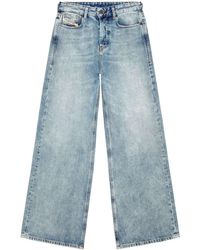 DIESEL - `1996 D-Sire` 5-Pocket Wide Leg Jeans - Lyst