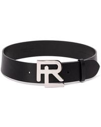 Ralph Lauren - `Rl Vachetta` Leather Wide Belt - Lyst