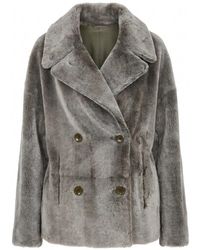 Manzoni 24 - Shearling Caban - Lyst