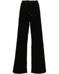 Saint Laurent - Wide Leg Track Pants - Lyst