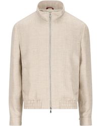 Brunello Cucinelli - Silk Blend Jacket - Lyst