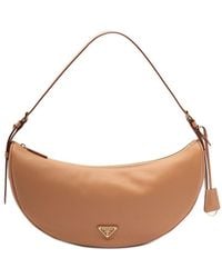 Prada - Demi-Lune' Large Shoulder Bag - Lyst